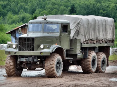 КрАЗ-255 (6х6) Лаптежник